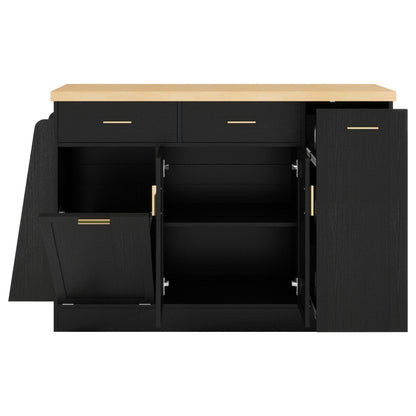 Kitchen Sideboard and Cabinet with Spice Rack
