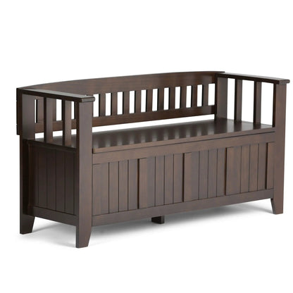 Acadian Entryway Storage Bench with Lift Lid