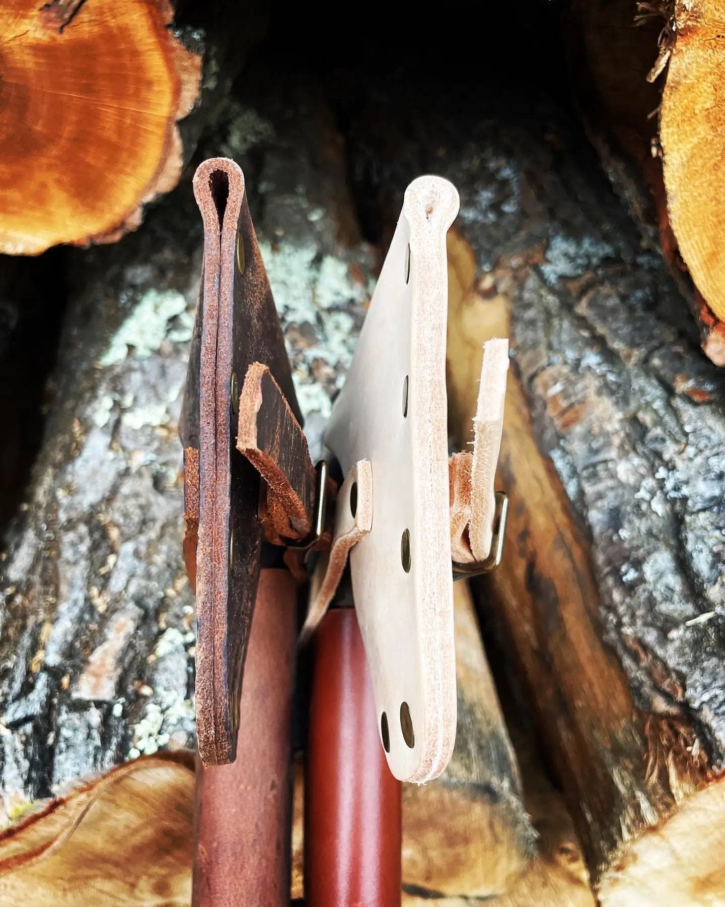Universal Leather Axe Mask for Edge Protection