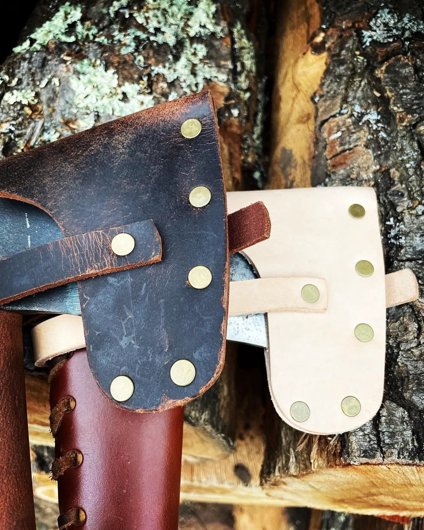 Universal Leather Axe Mask for Edge Protection