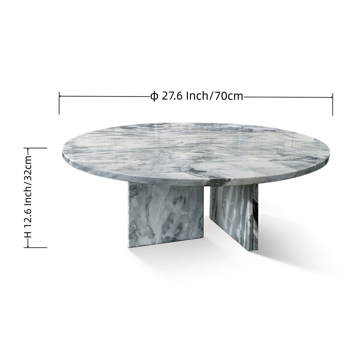 Luxury Marble Coffee Table With Unique Veining