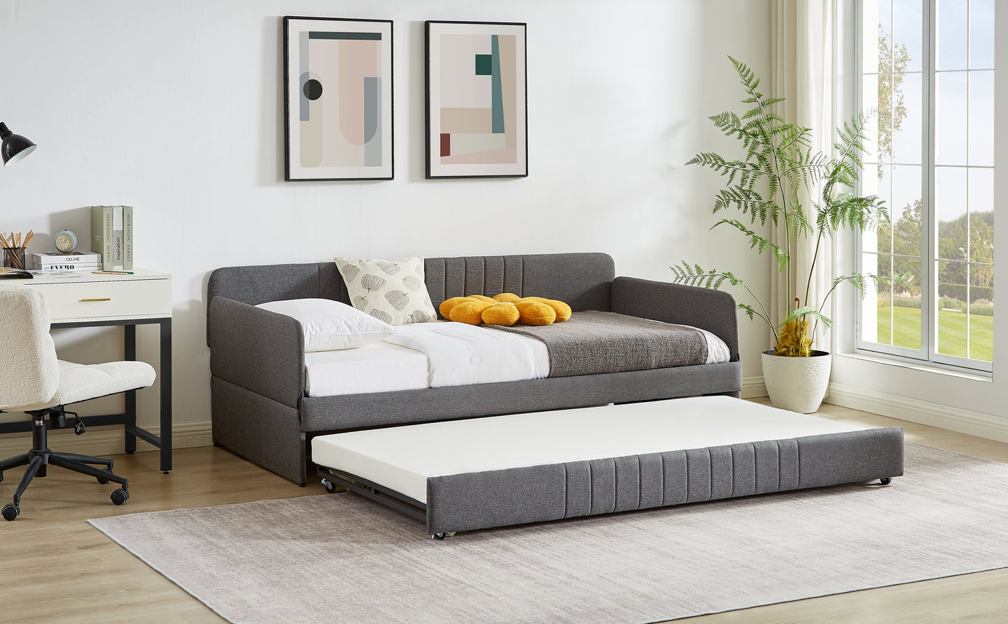 Sturdy Metal Daybed for a Sofa and Trundle Twin