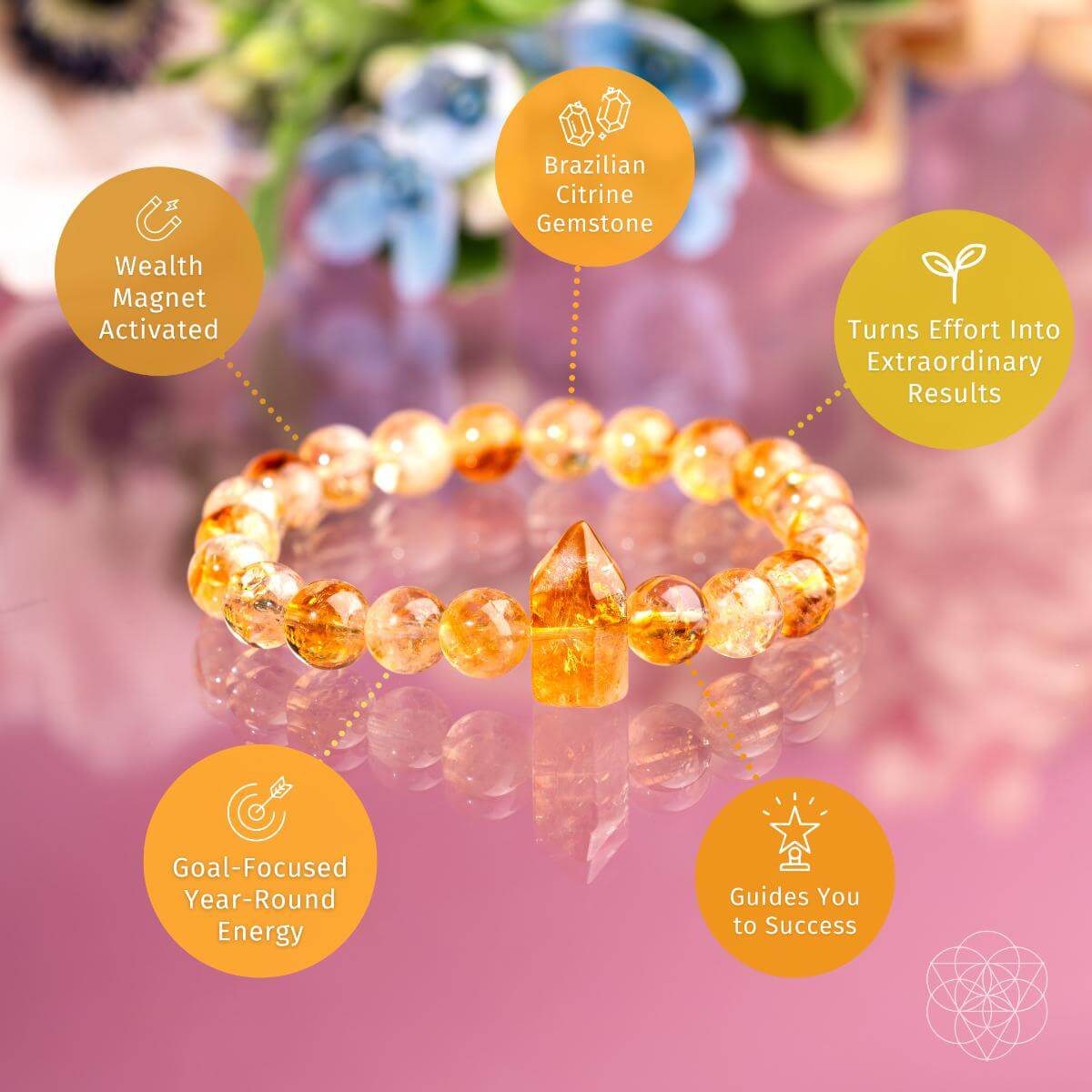 365 Days of Brilliance - Citrine Bracelet - Tampa Home & Garden Store