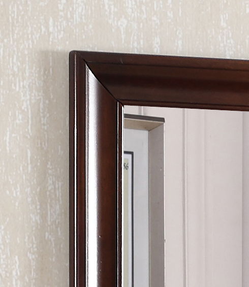 LaVita Mirror with Contemporary Dark Brown Frame, HouseOfZazla mirrors on Tampa Home & Garden Store