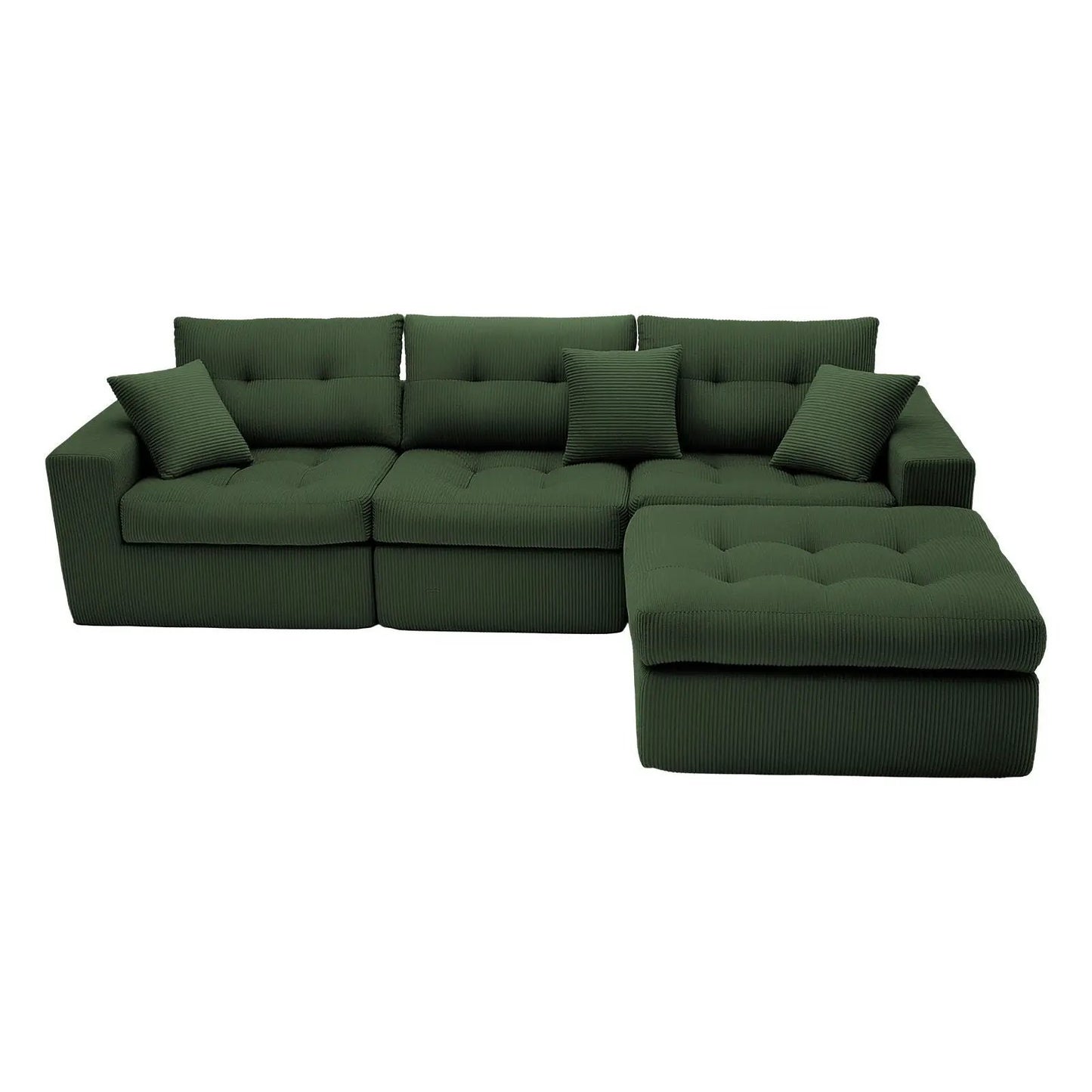 Corner Chaise L-Shaped Sectional Sofa Bed