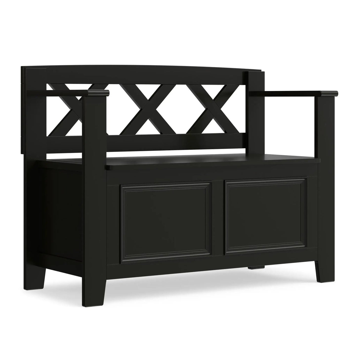 Amherst Small Transitional Entryway Storage Bench