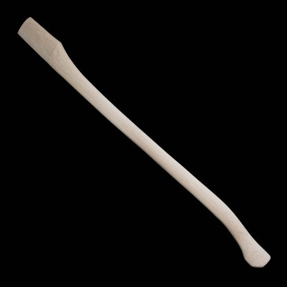 Curved single-bit axe handle 36 in, light wood finish on Tampa Home & Garden Store