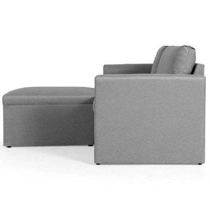 Convertible L-Shaped Sofa with Reversible Chaise