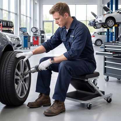 2-in-1 Mechanic Creeper and Z-Seat With Casters