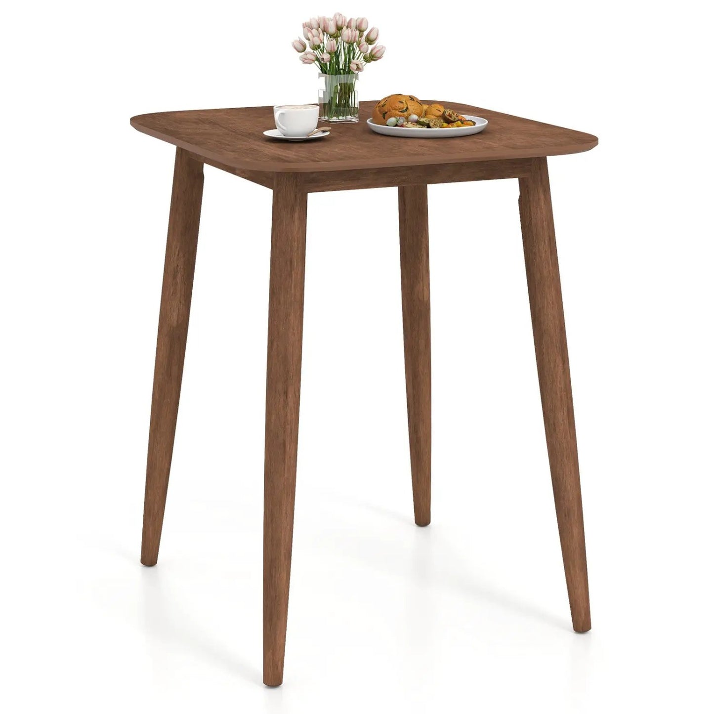 Counter height bar table 36-inch with solid rubberwood legs by DirectDeals on Tampa Home & Garden Store