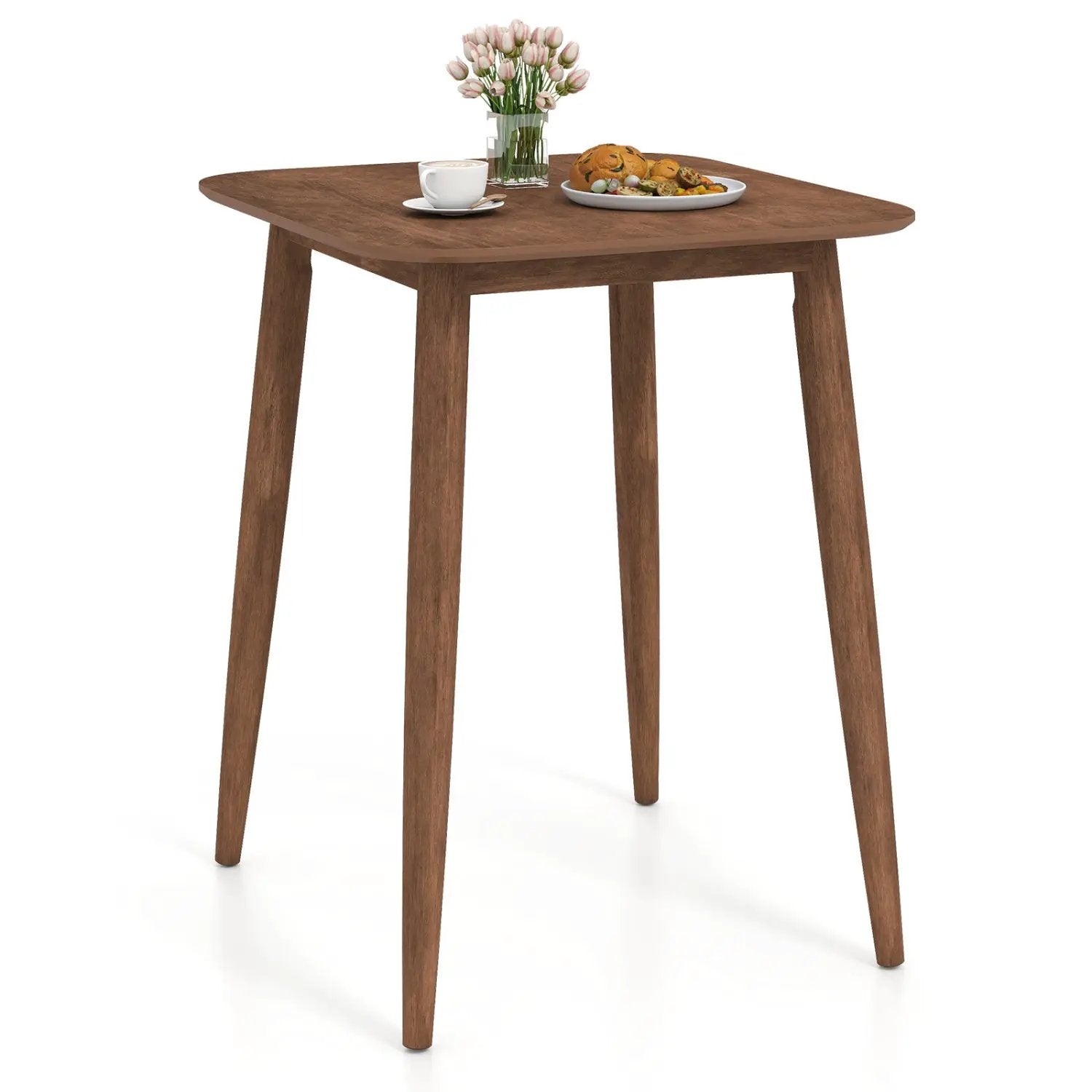 Counter height bar table 36-inch with solid rubberwood legs by DirectDeals on Tampa Home & Garden Store