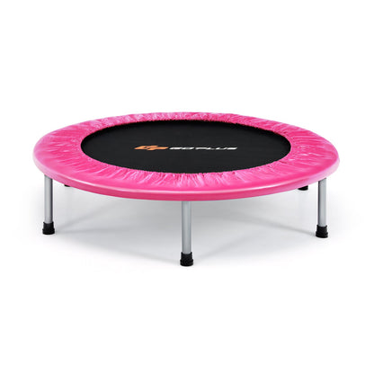 36 inch mini folding trampoline pink padded edge black rebounder mat DirectDeals portable on Tampa Home & Garden Store