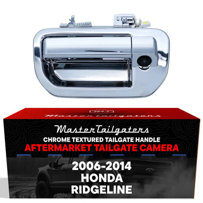 Chrome tailgate handle with backup camera Master Tailgaters for Honda Ridgeline 2006-2014 on Tampa Home & Garden Store