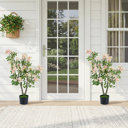 Impatiens Tree 36 Inch with Flowers Pink