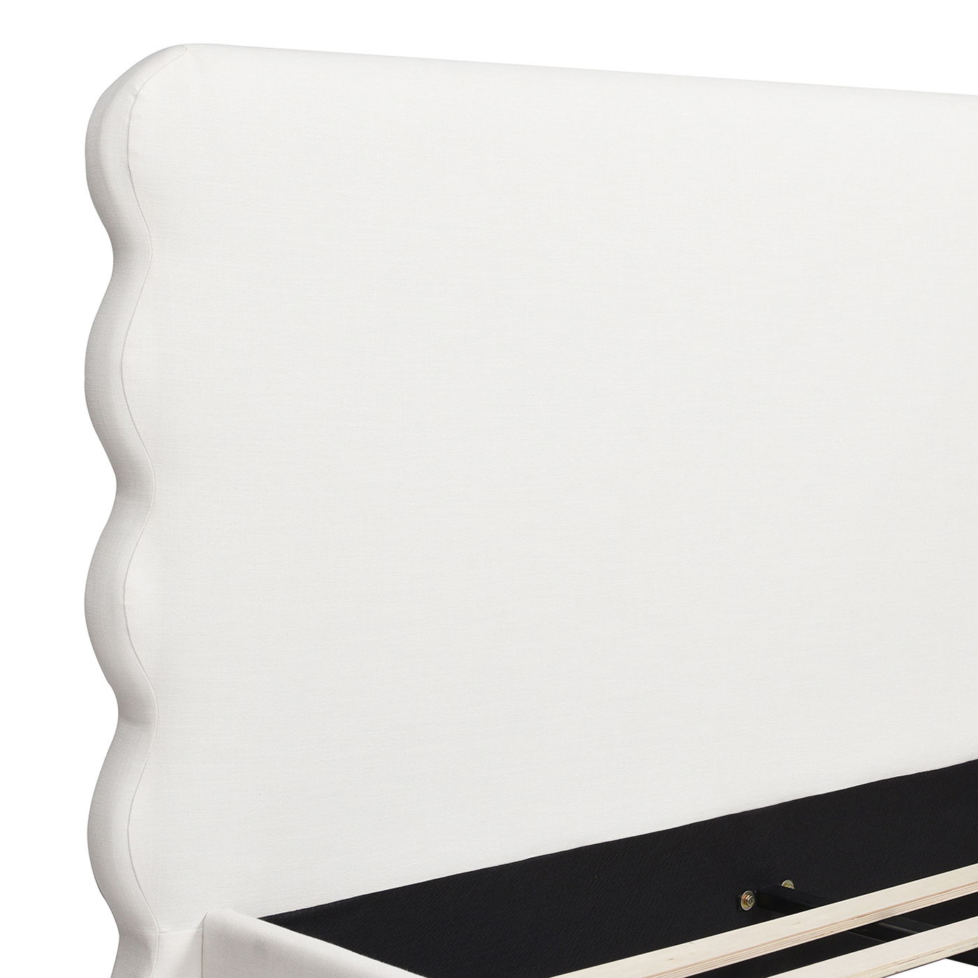 Stockholm Wavy Headboard and Platform Bed