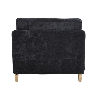 Mid Century Modern 3 Pillow Foldable Sofa Bed