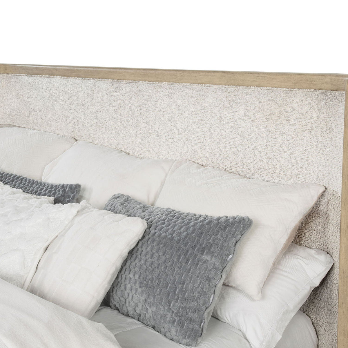 Kimpton Sleek Upholstered Wingback Platform Bed