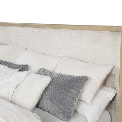 Kimpton Sleek Upholstered Wingback Platform Bed
