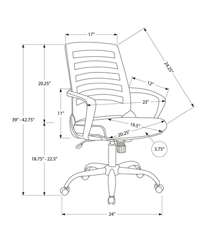 Office Chair Adjustable Height and Swivel