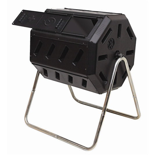 37-Gallon Tumbling Compost Bin Tumbler Composter - 5 Cu. Ft. - Tampa Home & Garden Store