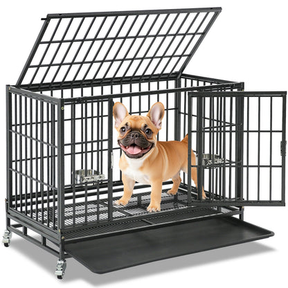 37" Stackable Heavy Duty Dog Crate 371D03 - Tampa Home & Garden Store