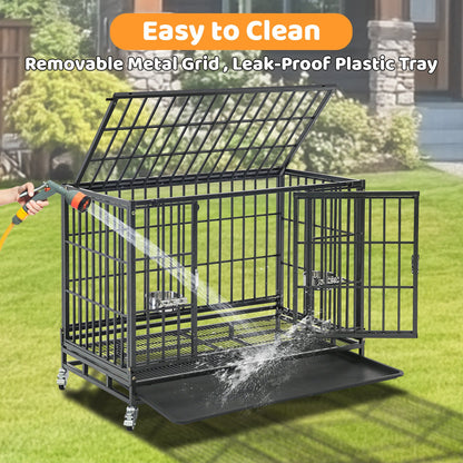 37" Stackable Heavy Duty Dog Crate 371D03 - Tampa Home & Garden Store