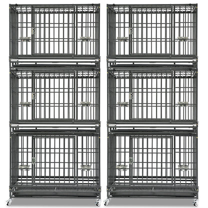 37" Stackable Heavy Duty Dog Crate 371D03 - Tampa Home & Garden Store