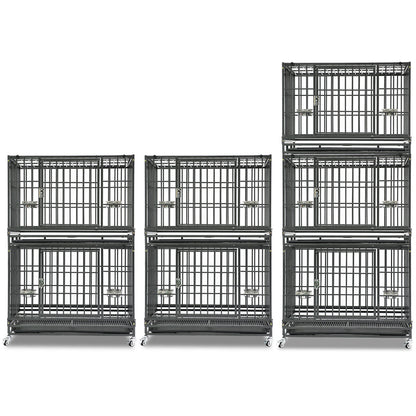 37" Stackable Heavy Duty Dog Crate 371D03 - Tampa Home & Garden Store