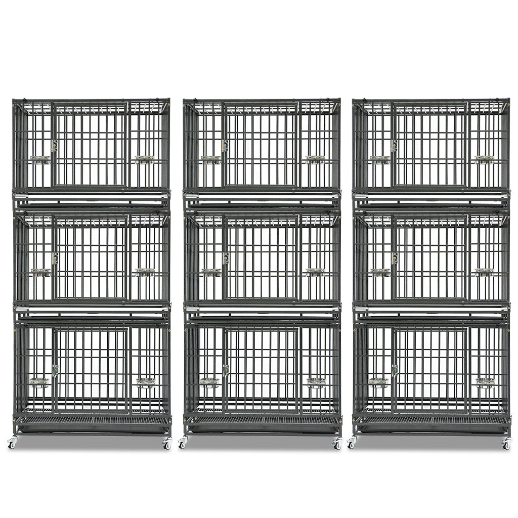37" Stackable Heavy Duty Dog Crate 371D03 - Tampa Home & Garden Store
