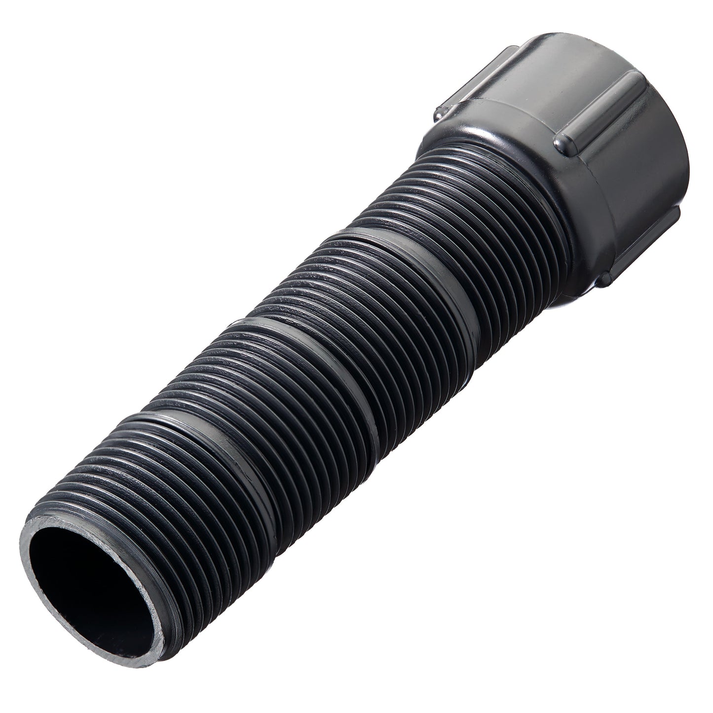 3/4 in x 4 in cut-off riser extension for underground irrigation by Orbit Irrigation, black ribbed plastic on Tampa Home & Garden Store