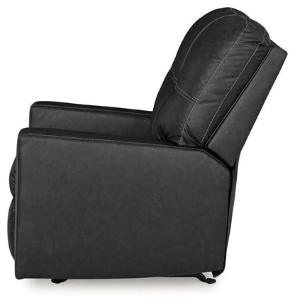 Barlin Mills Rocker Recliner, black upholstery by Unique Piece Furniture, view on Tampa Home & Garden Store