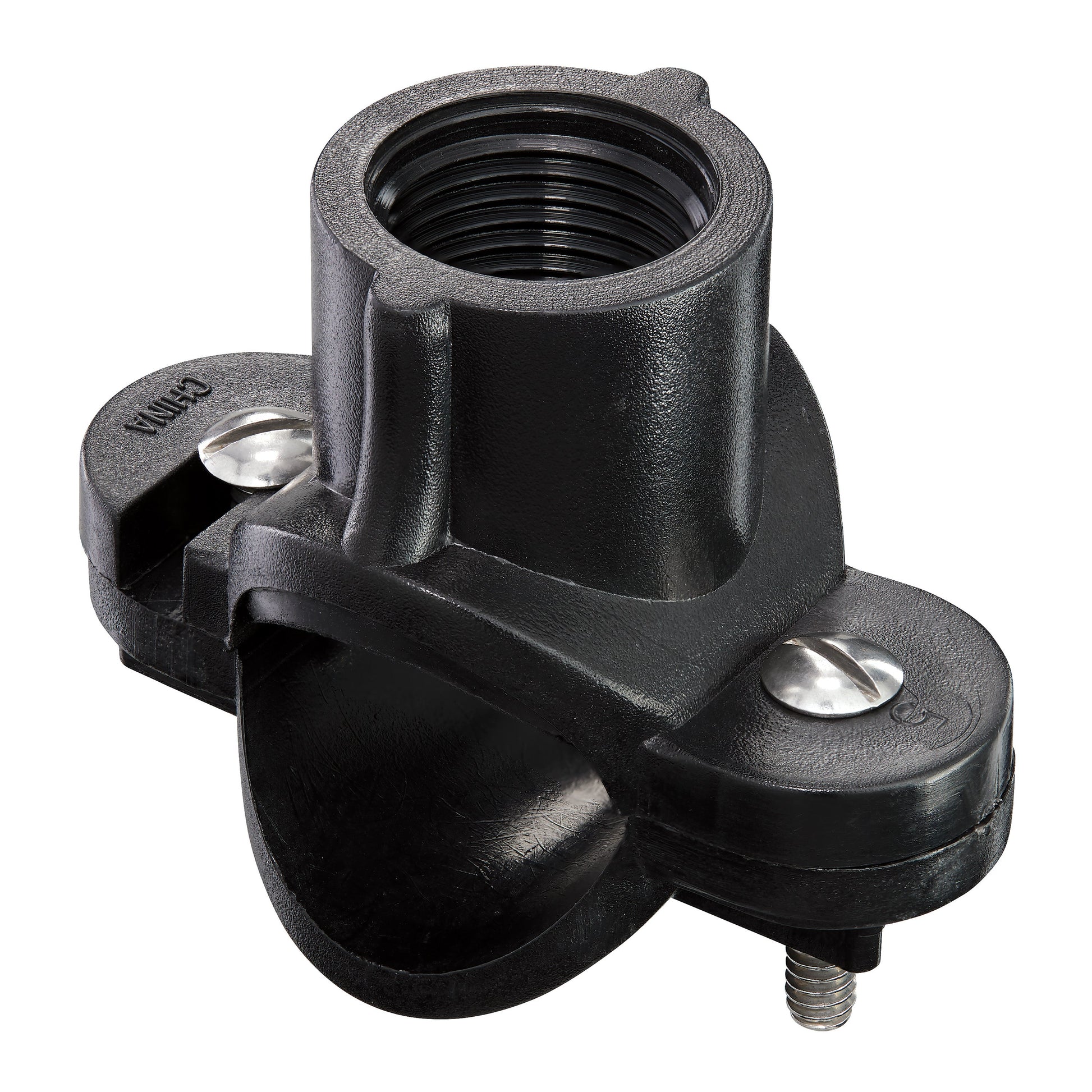 Orbit 3/4 in x 1/2 in plastic saddle tee for underground irrigation with threaded interior on Tampa Home & Garden Store
