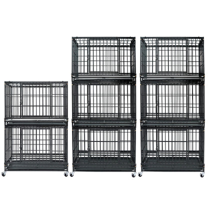 37" Stackable Heavy Duty Dog Kennel 371D04