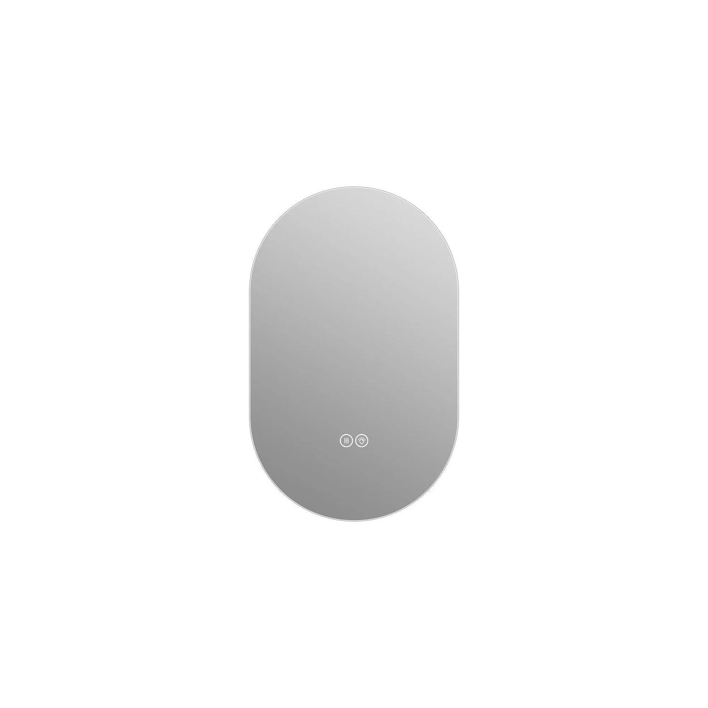 Smart Wall Mounted LED Mirror With Anti Fog