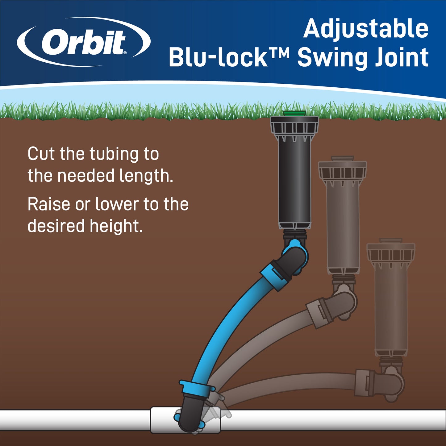 1/2 in. x 24 in Blu-Lock Pipe