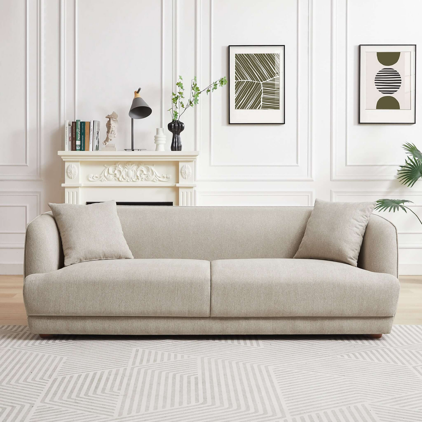 Larisa Mid Century Modern Living Room Sofa