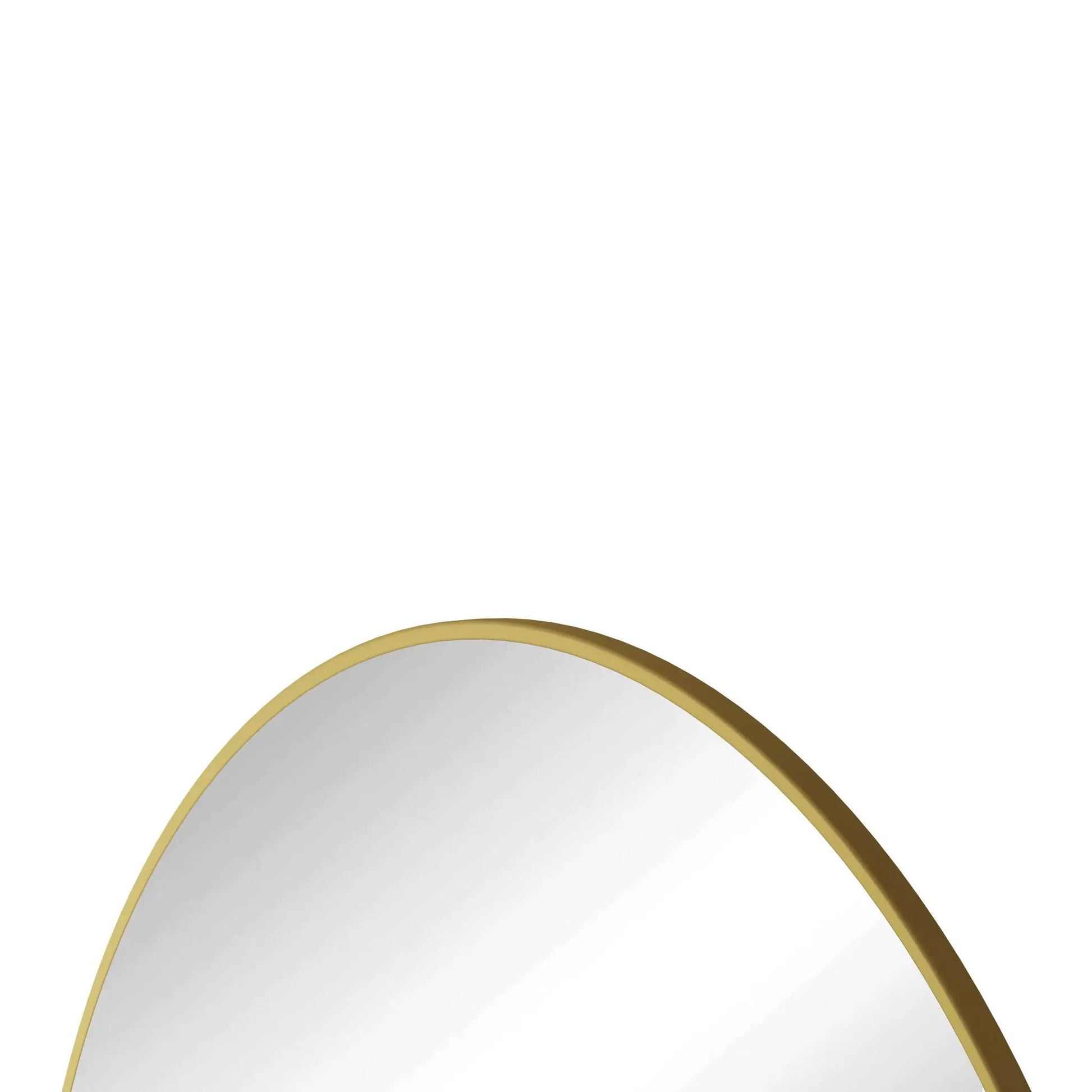 Wall circular mirror with gold metal frame, round vanity mirror by Unique Piece Furniture on Tampa Home & Garden Store