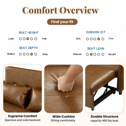 Convertible Sleeper Sofa and a Compact Design