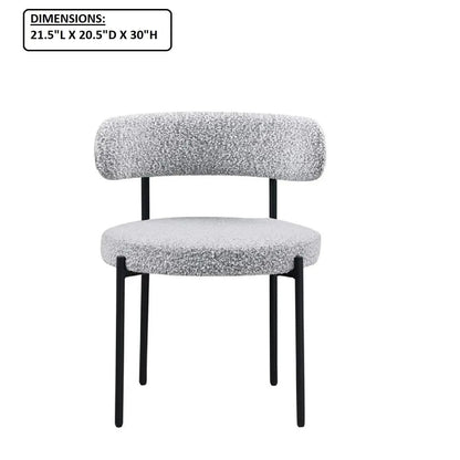 Upholstered Kitchen Chairs Set of Two for Dining