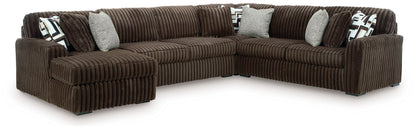 Midnight Madness Sectional and Jumbo Corduroy