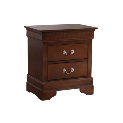 Louis Philippe Nightstand in Wood Veneer