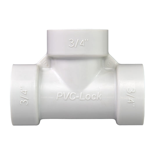 3/4" PVC-Lock Tee 37770 - Tampa Home & Garden Store