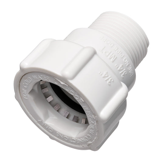 3/4" PVC-Lock x 3/4" MPT Adapter 34778 - Tampa Home & Garden Store