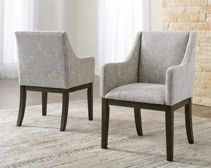 Burkhaus Dining UPH Arm Chair 2 Pack Beige
