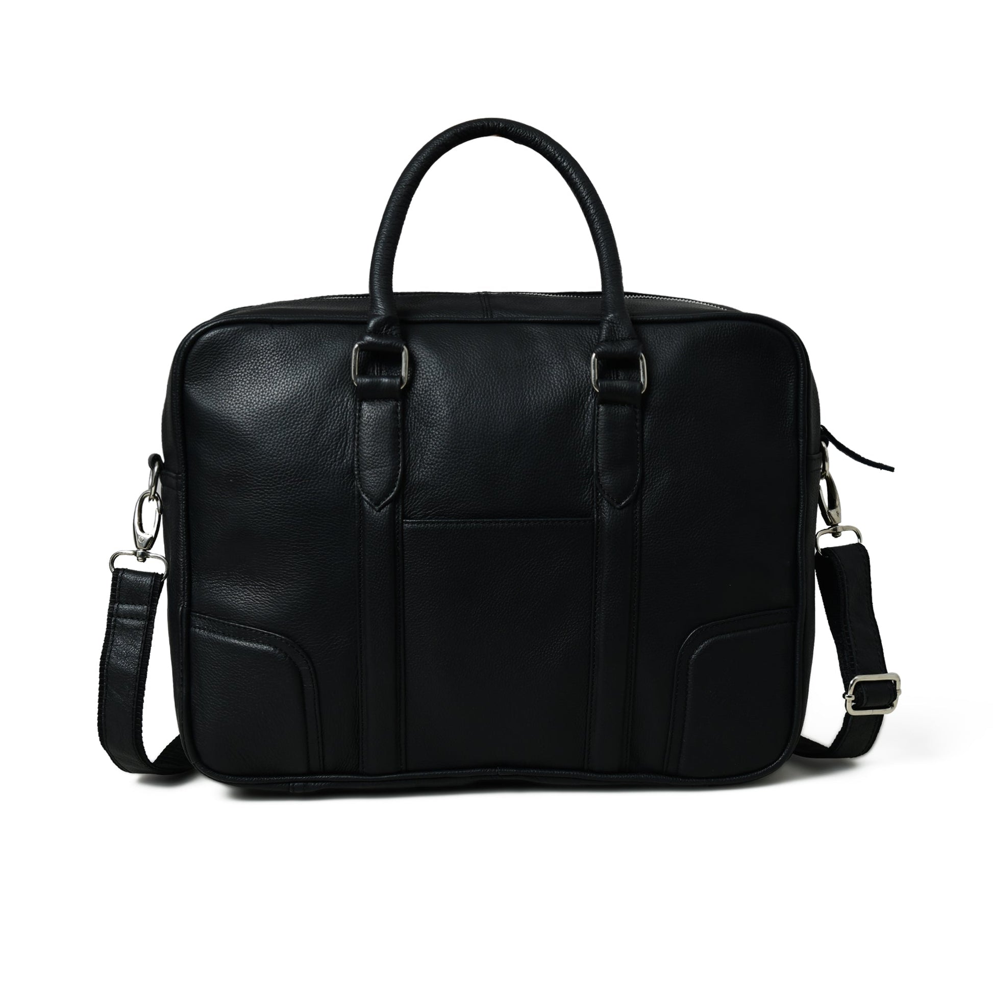 Texas Black Leather Briefcase - Tampa Home & Garden Store