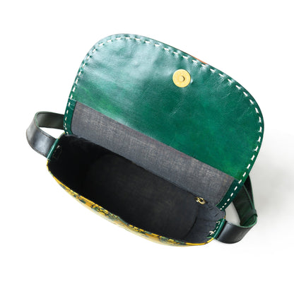 Vibrant Heritage Ajrakh Satchel - Tampa Home & Garden Store