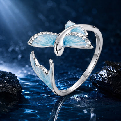 925 Sterling Silver White Enamel Pavé CZ Ring for Women butterfly motif by Bids.com on Tampa Home & Garden Store