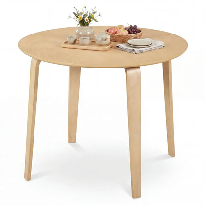37.5 Round Dining Table With Rubber Wood Legs