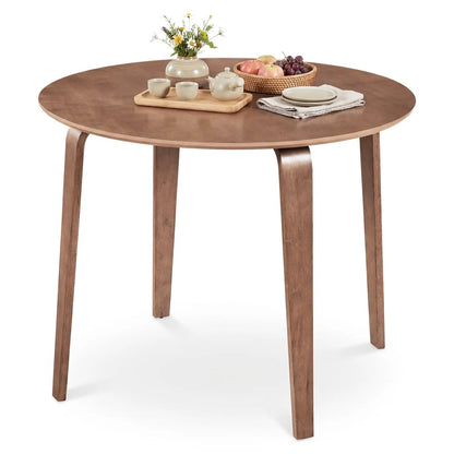 37.5 Round Dining Table With Rubber Wood Legs