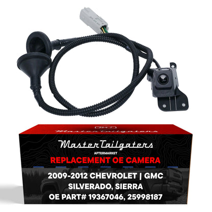 Master Tailgaters OEM backup camera with wiring harness for 2009-12 Chevy Silverado / GMC Sierra on Tampa Home & Garden Store